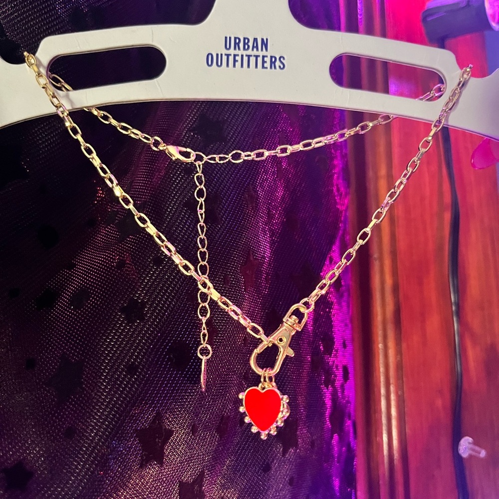 Red Heart Necklace